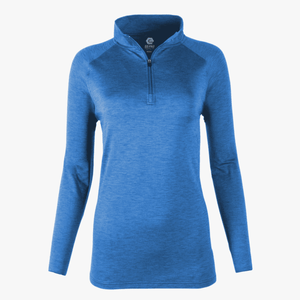 #L216 / Imperial Space Dye Women's Long Sleeve 1/4 Zip