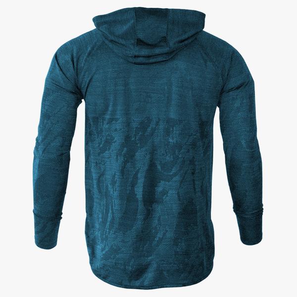#U212 / Covert Camo LT WT Droptail LS Hoodie (Unisex)