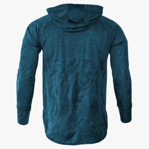 #U212 / Covert Camo LT WT Droptail LS Hoodie (Unisex)