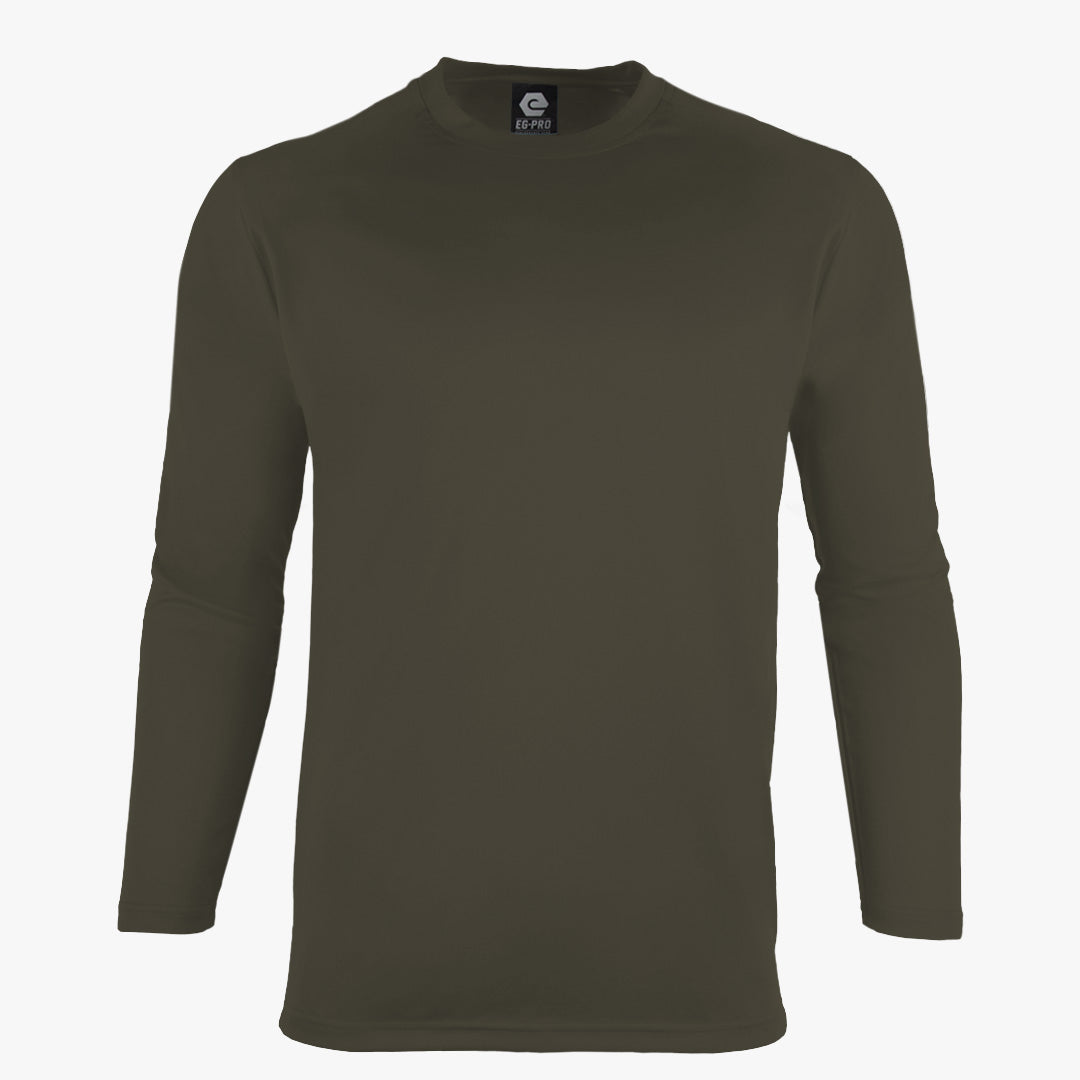 #E247 / Basic Training Men&#39;s L/S Crew Neck Tee (Set-In Sleeves)
