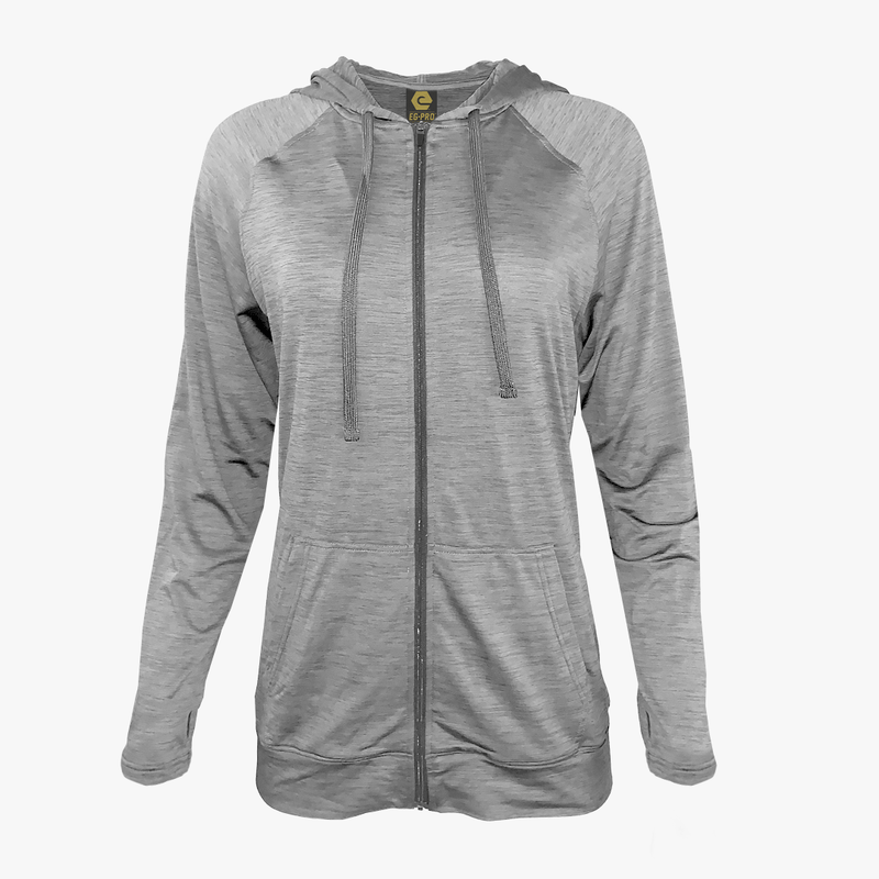 #L238 / Imperial Space Dye Women's Full Zip Hoodie