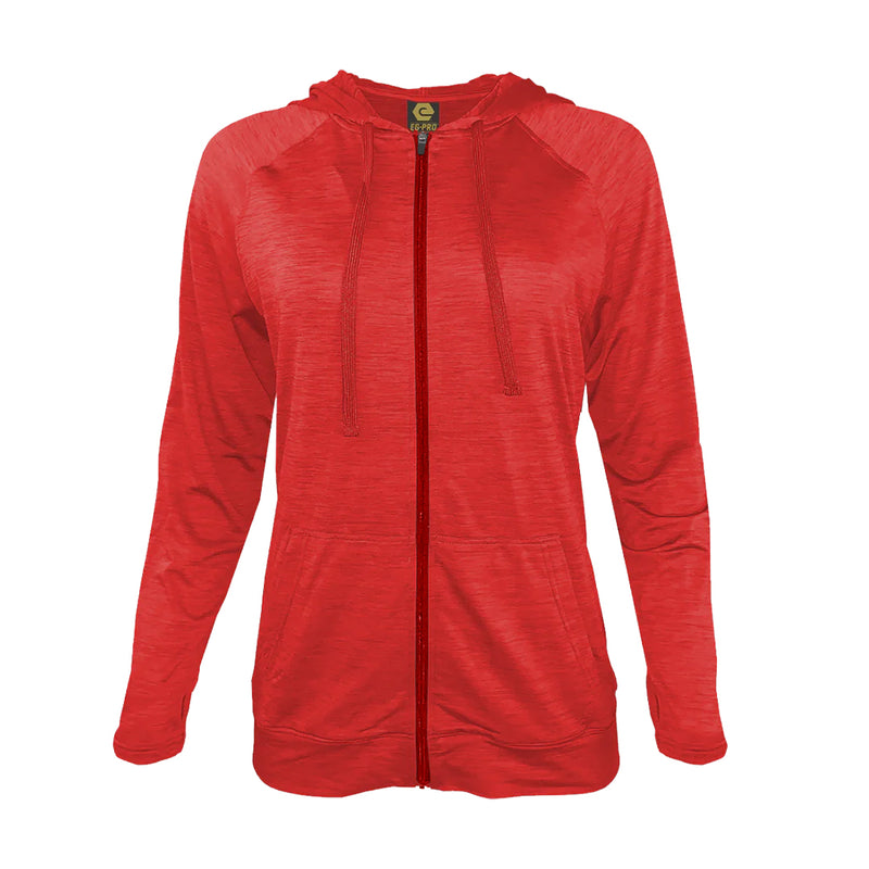 #L238 / Imperial Space Dye Women's Full Zip Hoodie