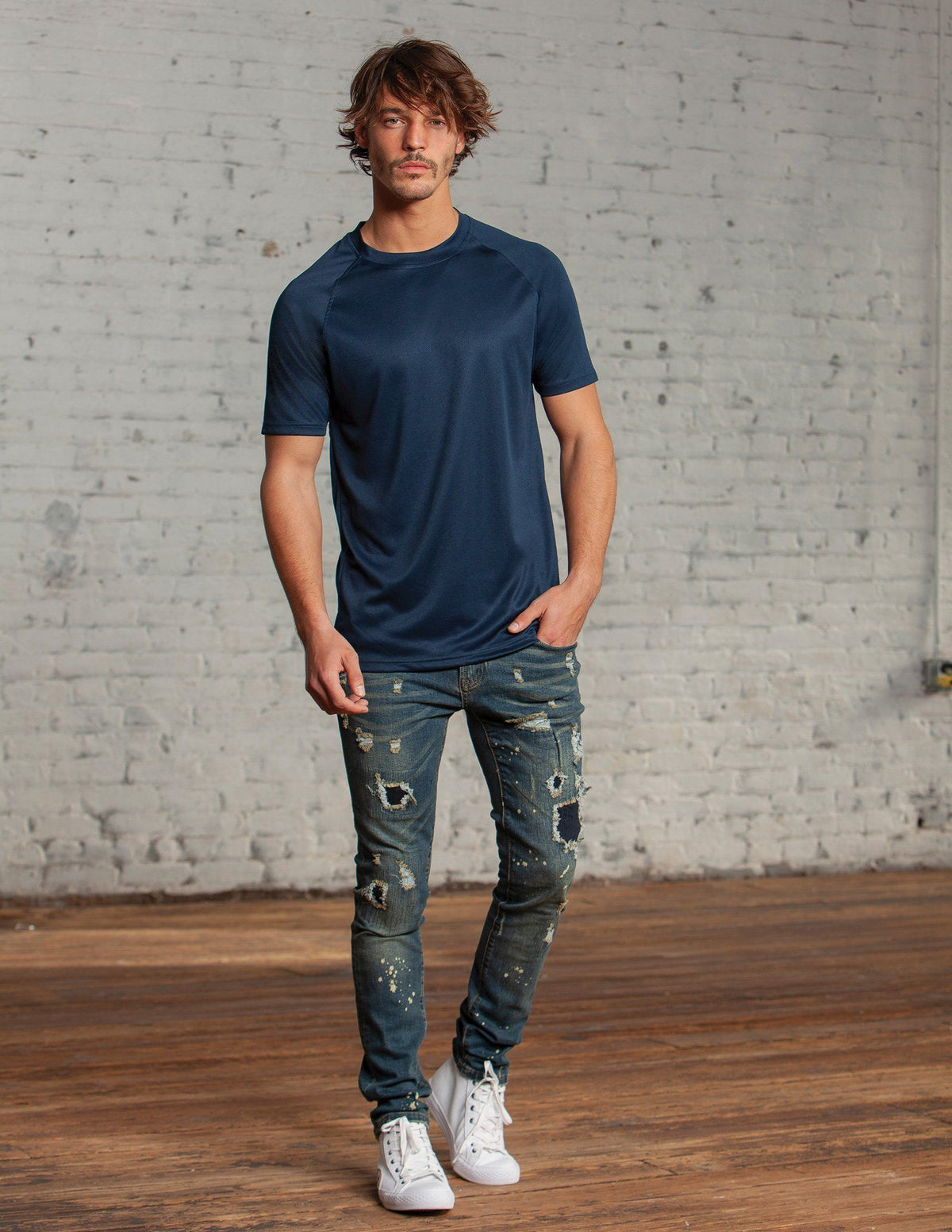 #E104 / Basic Training Men&#39;s Crew Neck Tee (Extra Colors)